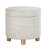 Mayen 19" Wide Round Storage Ottoman-419760610