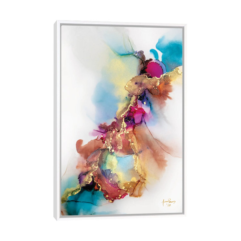 "Mothy to Fire" par Jamie Pomeranz, reproduction d’art, Pas de tapis, H 26 po x l 18 po x 1,5 po, Toile blanche encadrée