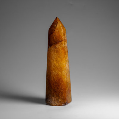 Genuine Polished Lemon Quartz Point (1.5 Lbs)