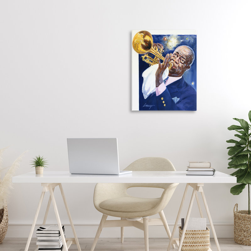 Toile Louis Louis Portrait, conception par Wind River Studios, H 20 po x l 16 po