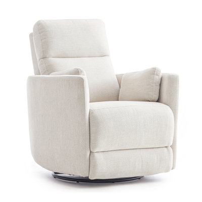 Peters Chenille Swivel Power Recliner