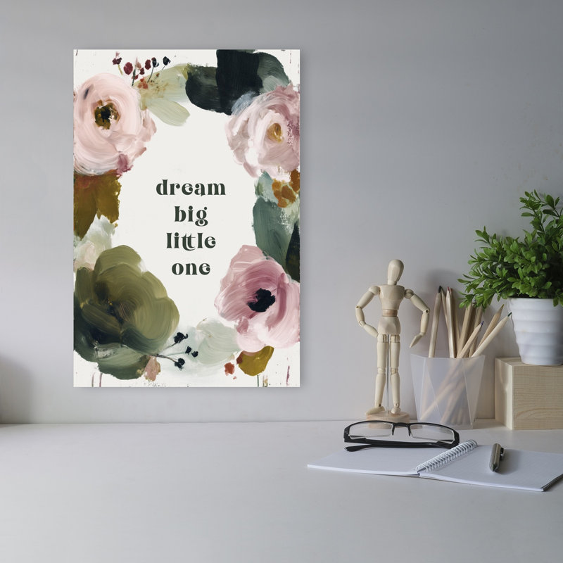 Dreambig, impression d'art romantique romantique, 18" H x 12" W
