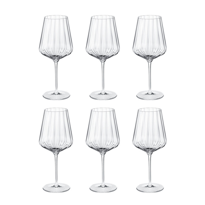 Bernadotte 15 oz. Lead Free Crystal White Wine Glass