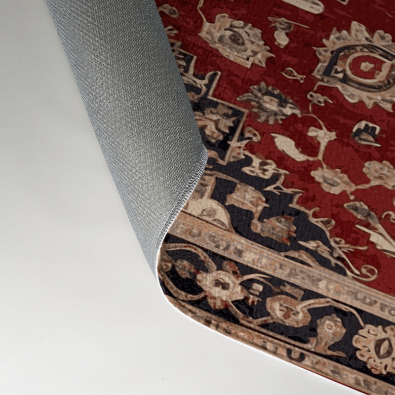 Tapis turc intérieur et extérieur brun, Rectangulaire 3 pi x 5 pi