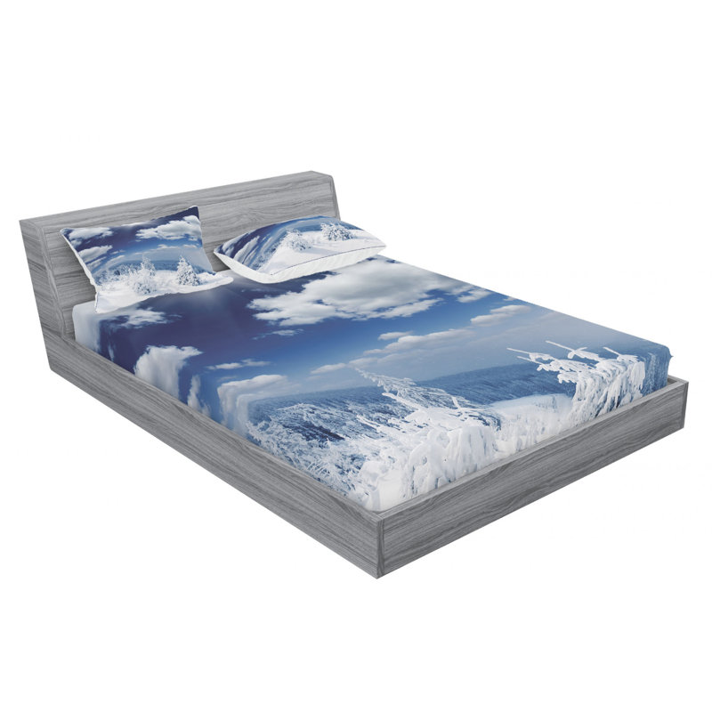 Microfiber Sheet Set, Full Sheet Set with Fitted Sheet