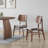 Upholstered Solid Wood Dining Chair-1113820077