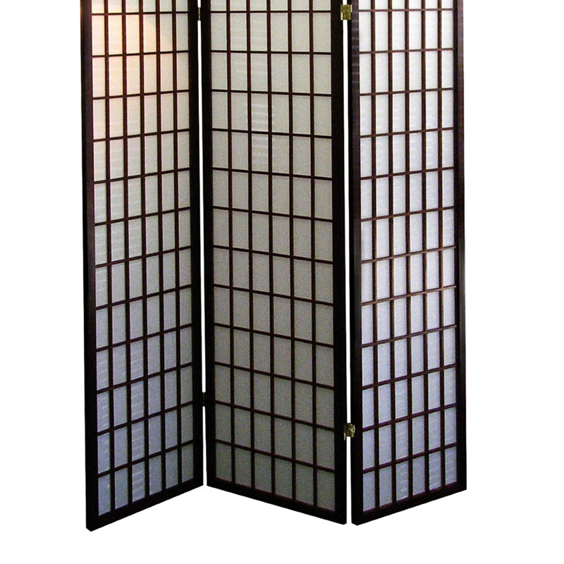 3 cloisons d'intimité d'inspiration japonaise, 70 po de hauteur, cloison de cerisier, cerisier pliable