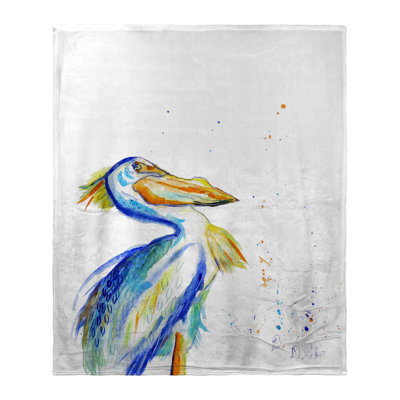 Jeté aquarelle Pelican Silk Touch