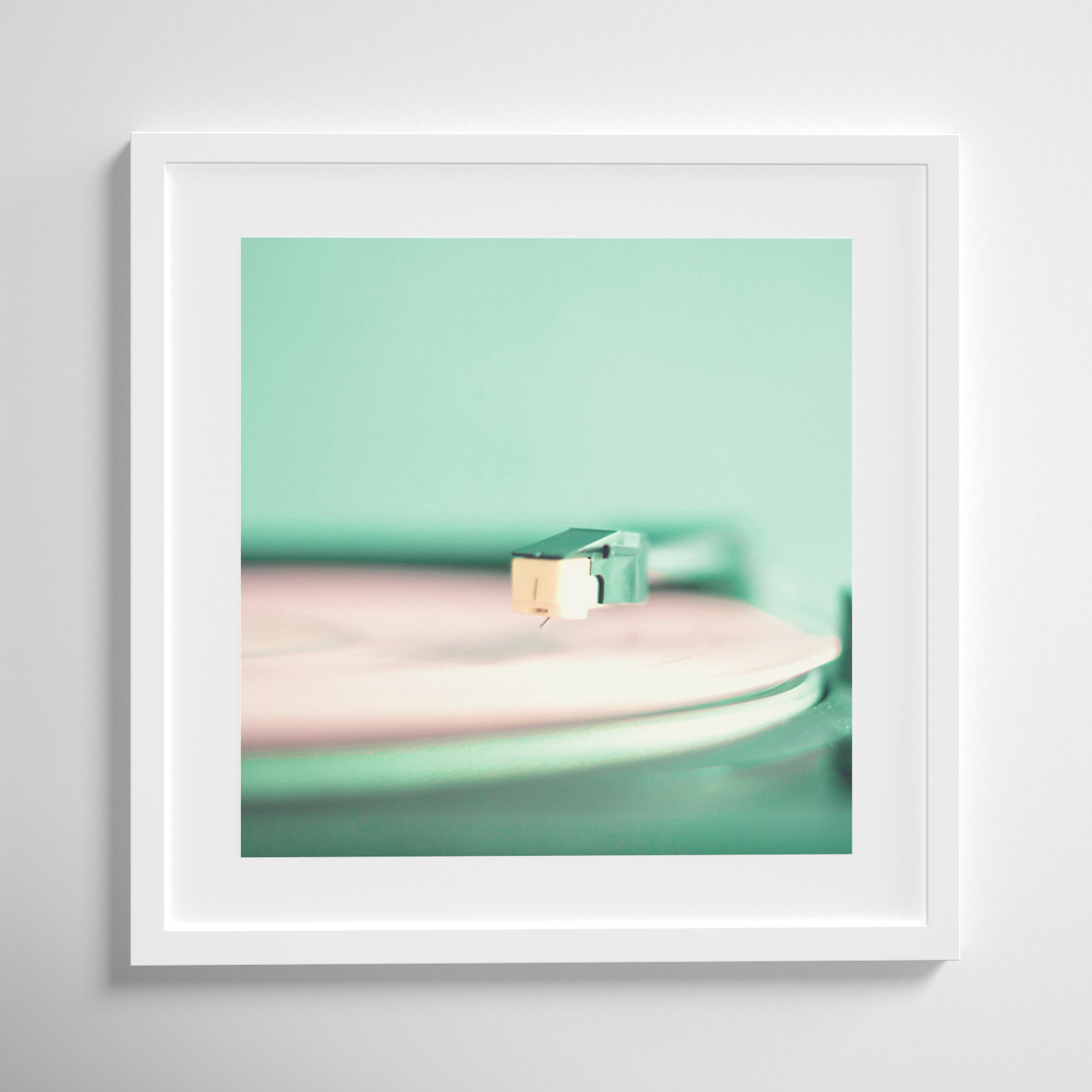 Analogue by Caroline Mint, White, 20.25" H x 20.25" W x 0.88" D