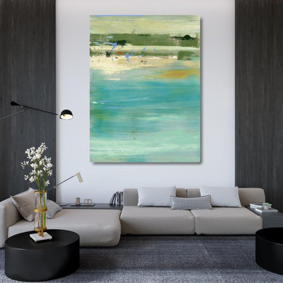 Astoria Grand Nicoll, Suzanne Gallery Wrapped Canvas Art Titled: Sand Castle
