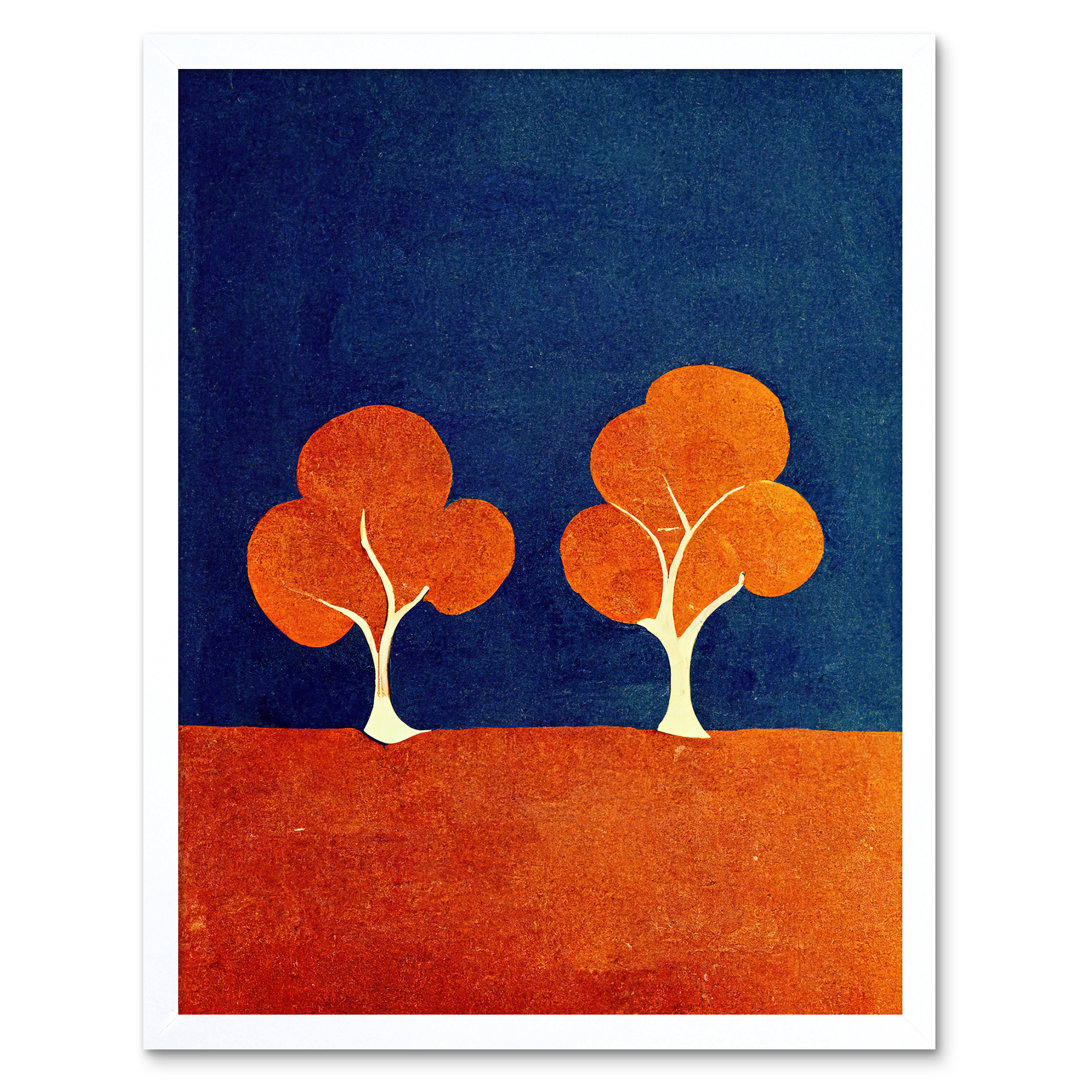 Abstract Matisse Style Trees Forest - Print