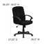 Mid-Back Fabric Executive Swivel Office Chair with Nylon Arms-2086739751