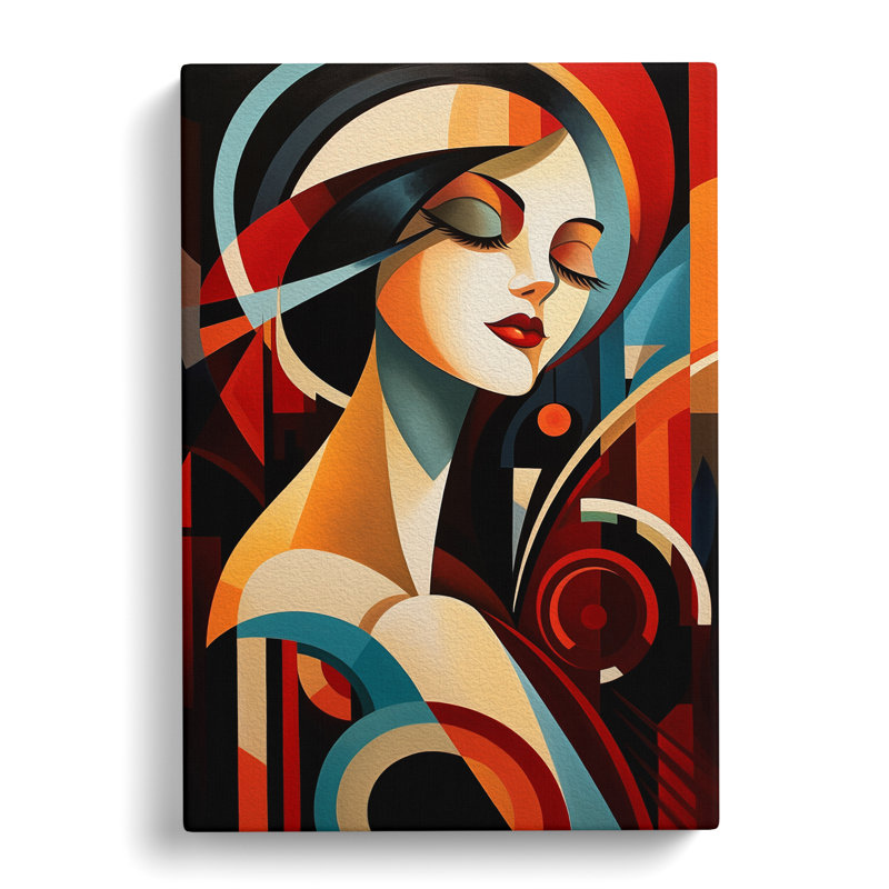 Deco Woman Abstract No.2 - Print, 50cm H x 35cm W x 3cm D
