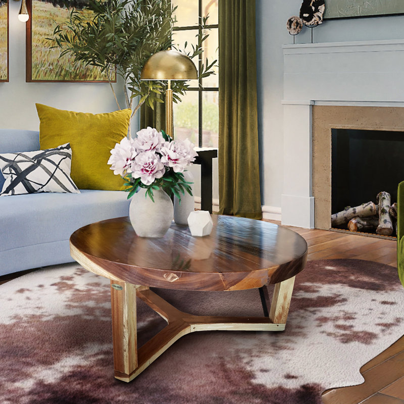 Suar Solid Wood Coffee Table