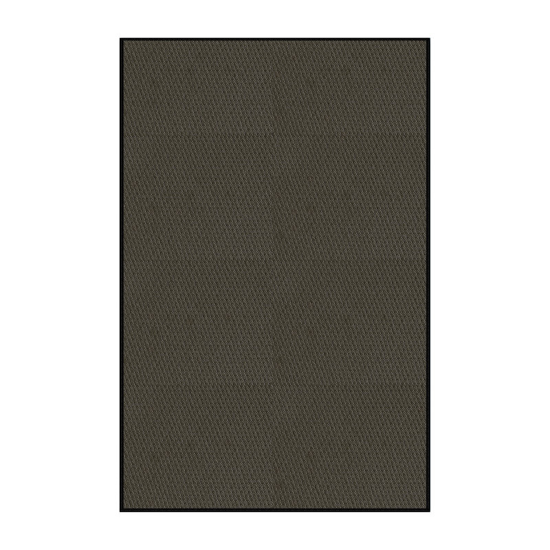 Tapis noir à motif géométrique Cadwell, Rectangle 8 pi x 10 pi