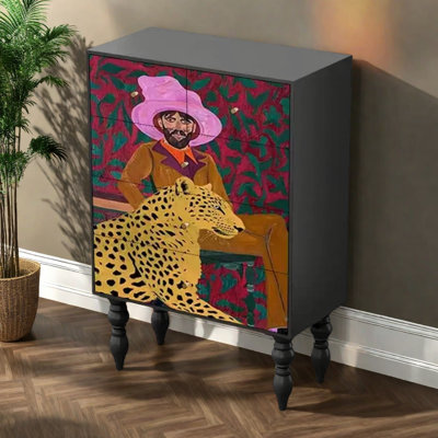 Modern Five Drawer Storage Accent Chest