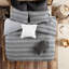 Édredon 100% coton très captivant gris / noir-127366441-127366439