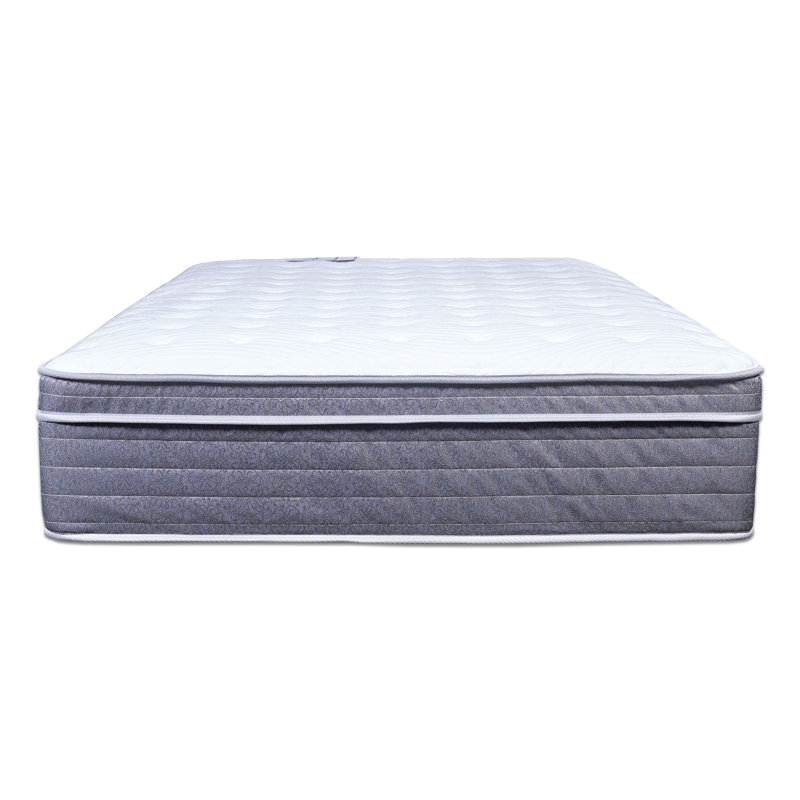 Matelas hybride moelleux et sommier Rech 13 po, Trois-quarts, Pas de sommier tapissier