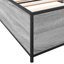 Structure de lit vidaXL Bois d'ingénierie, métal double durable-1346519491-1346519494