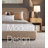 Modern Upholstered Lift-Up Storage Bed with Curved Headboard, Low Profile Platform-309247020-299414436