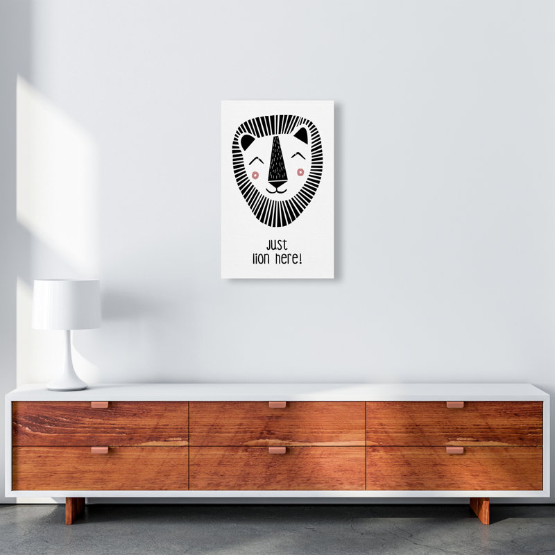 Lion by Miniofmine - Print, Wrapped Canvas, 42cm H x 29.7cm W x 4cm D