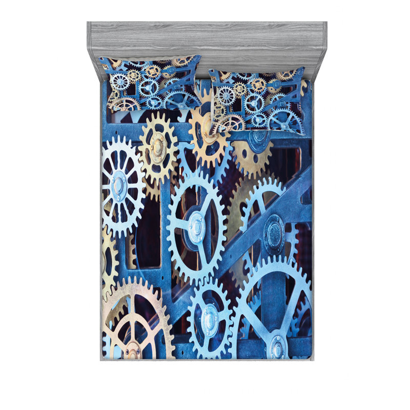 Microfiber Sheet Set, Queen Sheet Set with 2 Pillowcases