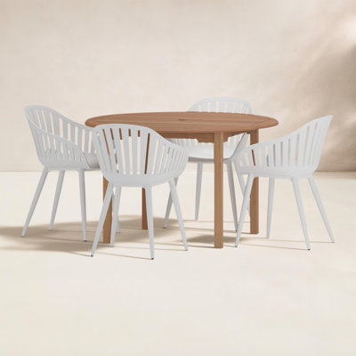 Anautica 47" Teak Patio Dining Set