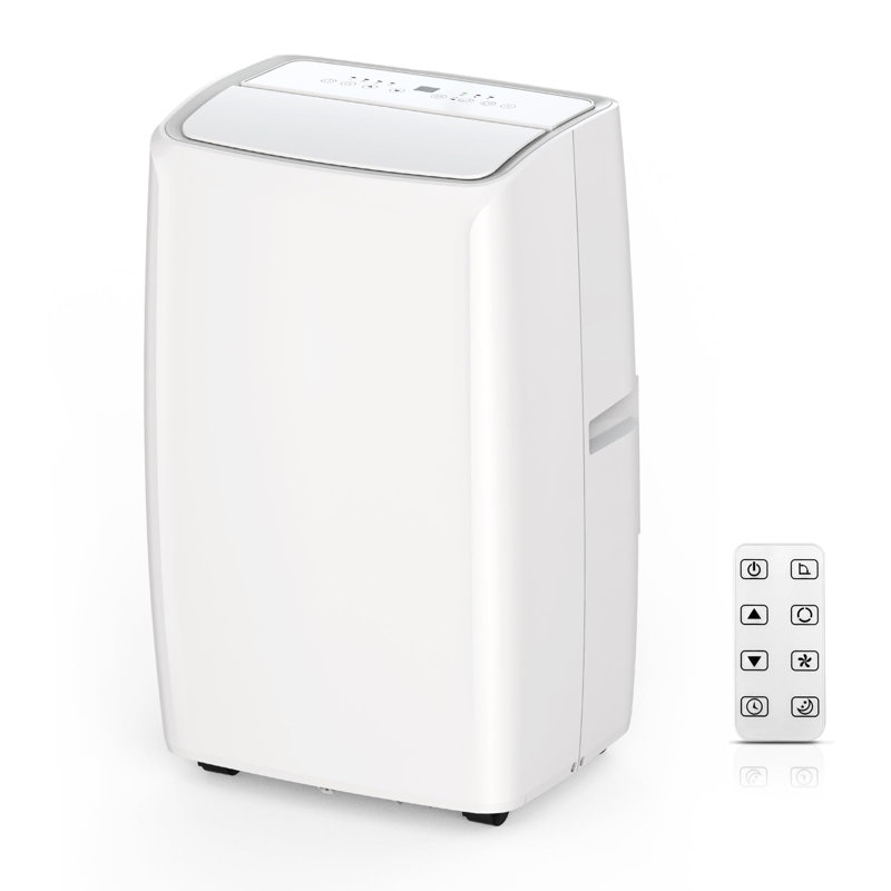 Climatiseurs portatifs 14 000 BTU, climatiseur portatif 4-en-1 silencieux avec mode froid / sommeil / sec / ventilateur, refroidit la pièce jusqu'à 750 pieds carrés, télécommande et panneau de contrôle, minuterie 24H, faible bruit, ensembles de fenêtre inclus