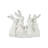Barraza Resin Bunny Quartet Figurine