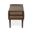 Banc en cuir italien véritable 53,5 po Cura-126400251