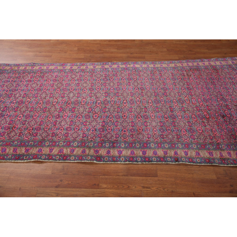 Tapis de couloir traditionnel All-Over 4 x 9