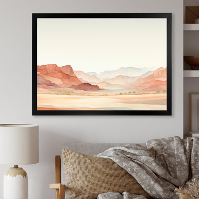 «Minimalisme Canyon View I - Canyon», art mural