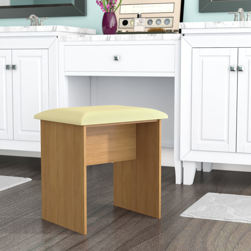 Fully Assembled Lyndale Dressing Table Stool, English Oak