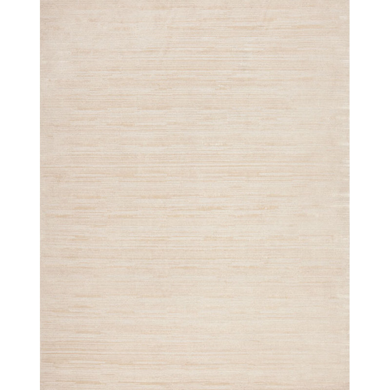 Vaheed Ta-4 Hand Knotted Area Rug in Shimmer Ivory/Brown, Sample 2' x 3'