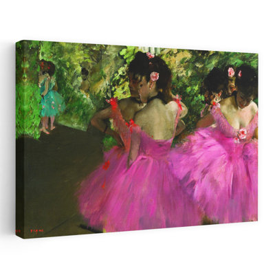 Ballerine en rouge, printemps traditionnel coloré, impression murale