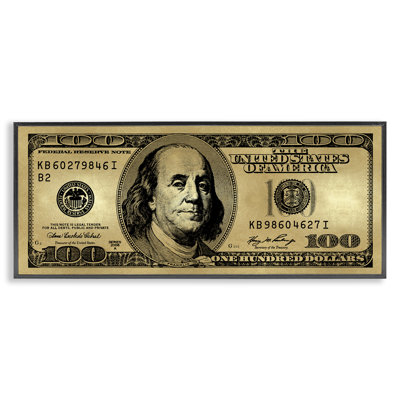 «Billet de cent dollars», art giclée par Madeline Blake bh-578