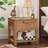 Farmhouse End Table With Charging Station,19.7" Nightstand With Drawer,Night Stand With Open Storage Shelf,Rustic Wood Bed Sofa Side Table Dresser For Bedroom, Living Room, Closet-498007465