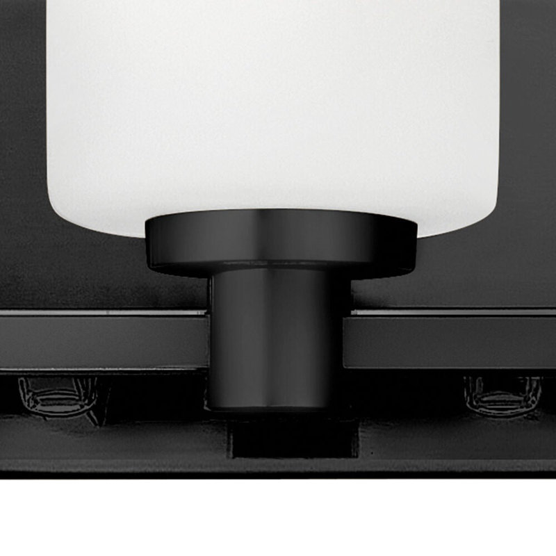 Éclairage pour meuble-lavabo Hinkley Karlie, Noir, noir, noir, noir