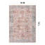 Kromer Medallion Machine Washable Red/Blue Area Rug-166280630