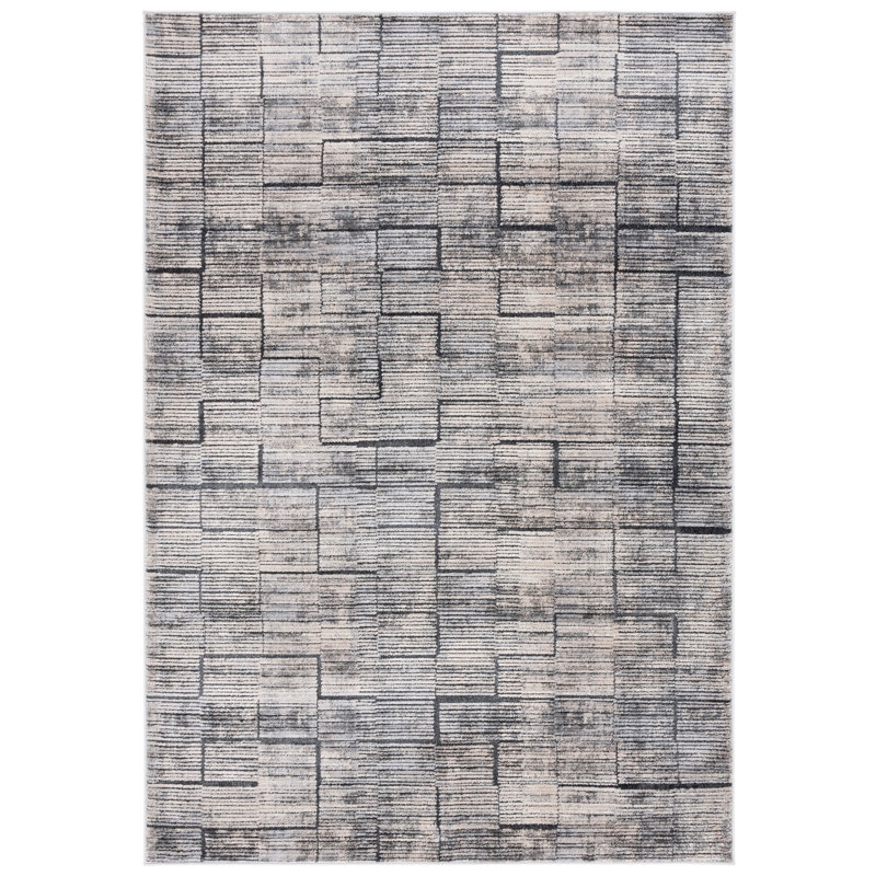 Whisper Performance Abstract Rug, Rectangle 4' x 6'