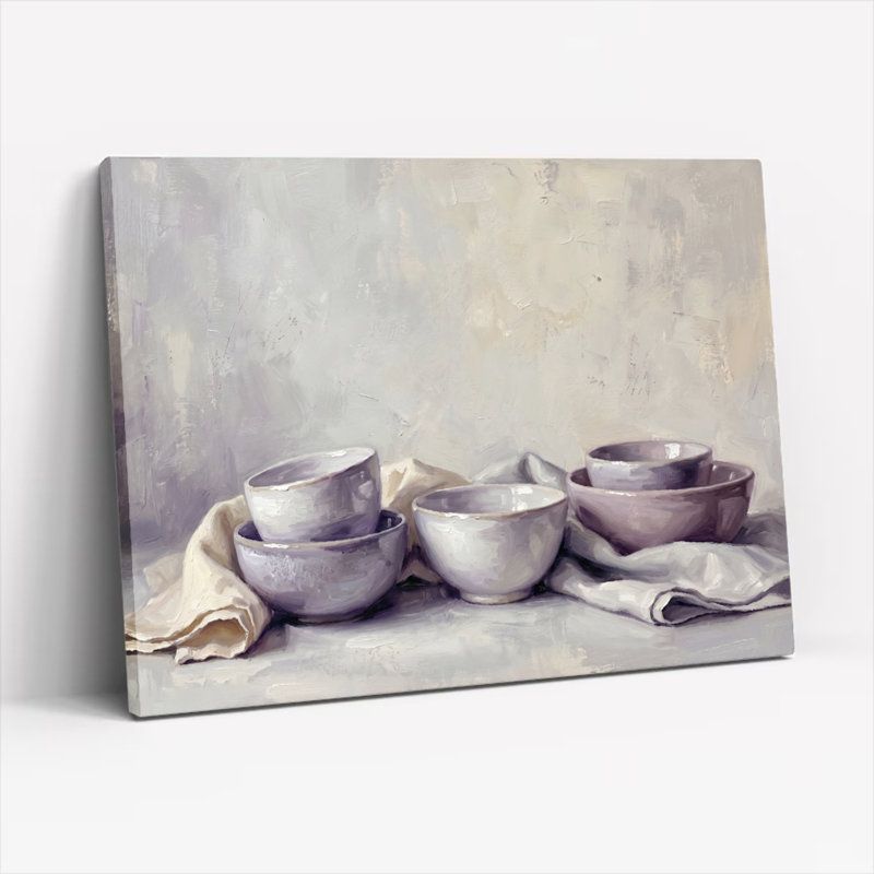 Nature morte sur toile, ensemble de 1, H 12 po x l 18 po, Toile tendue
