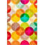 Tapis décoratif multicolore à motifs géométriques et rectangulaires-951888436