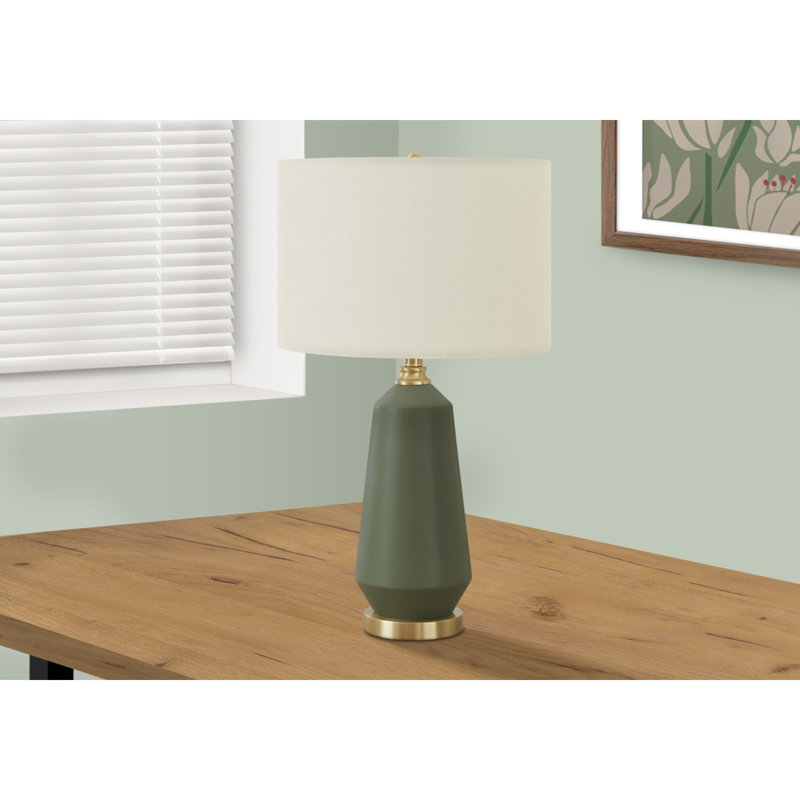 Contemporary Ceramic Table Lamp with Shade