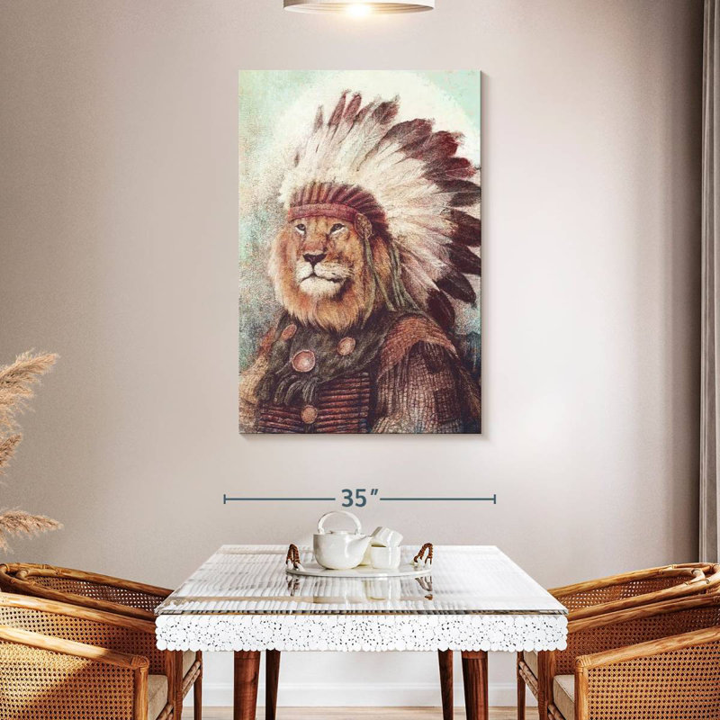 Ketti Chief I, 48" H x 32" W