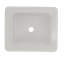 Lavabo de salle de bain octogonal encastré en porcelaine vitrifiée avec trop-plein Guinevere®-27766569