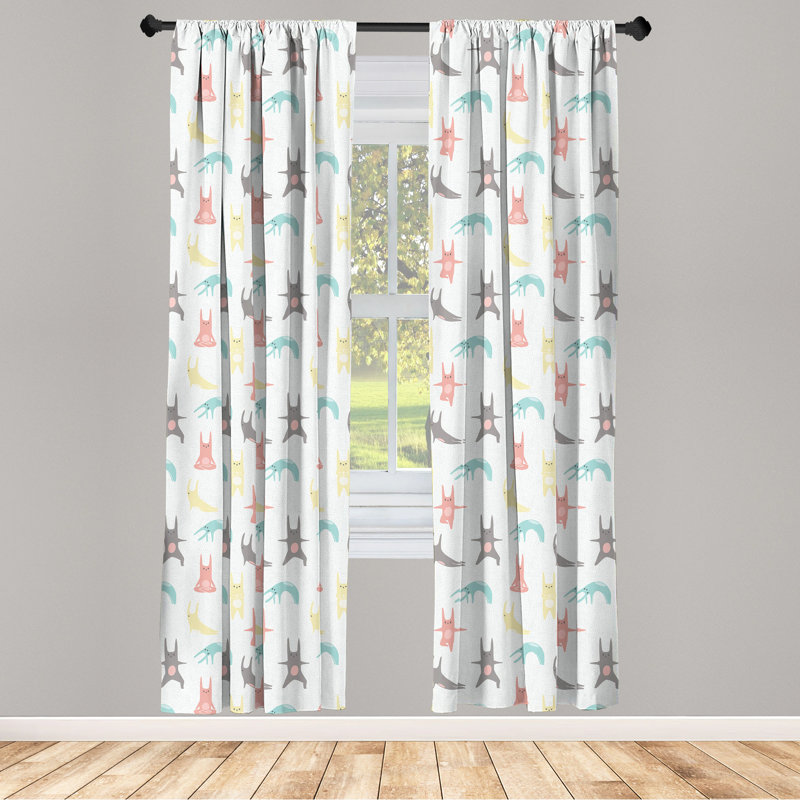 Panneau coulissant semi-diaphane avec passe-tringle Rabbit, 28 po x 84 po