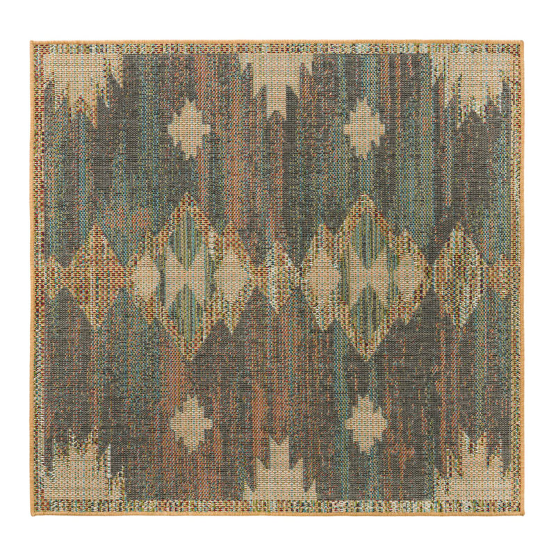 Tapis tissé à la machine Barnesville, Carré 5 pi 3 po