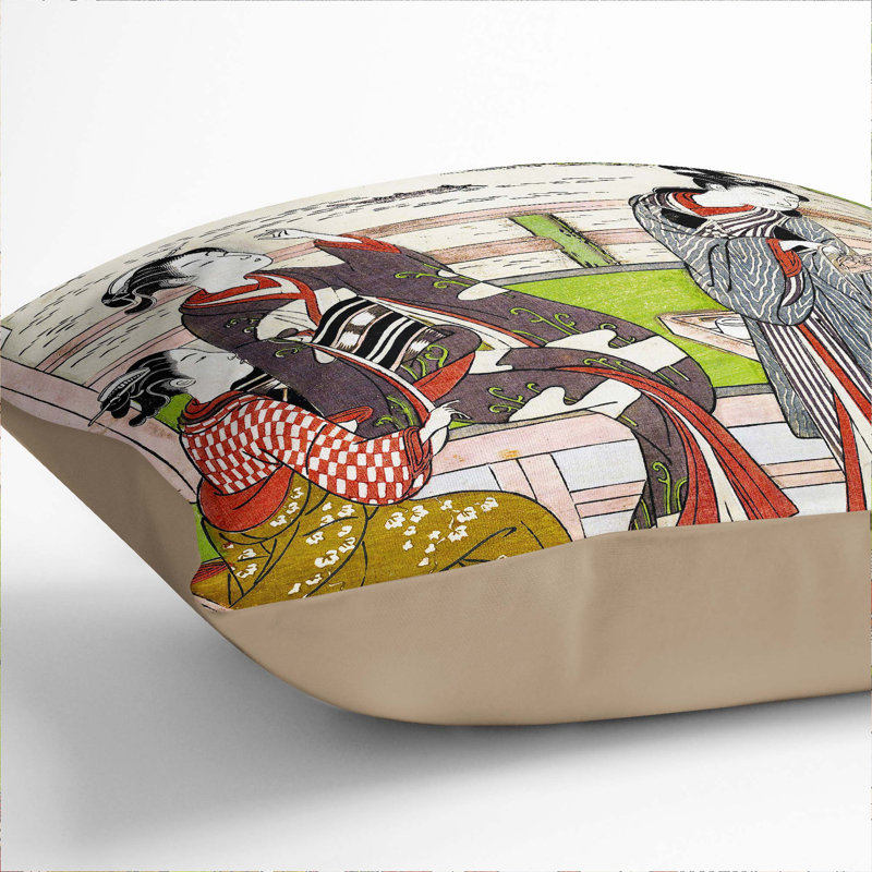 Square Throw Cushion, Stone, 40cm H x 40cm W x 15cm D
