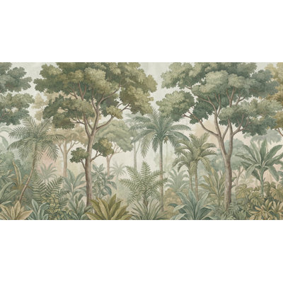 Tropical Wallpaper Vintage Botanical Removable Wall Decor