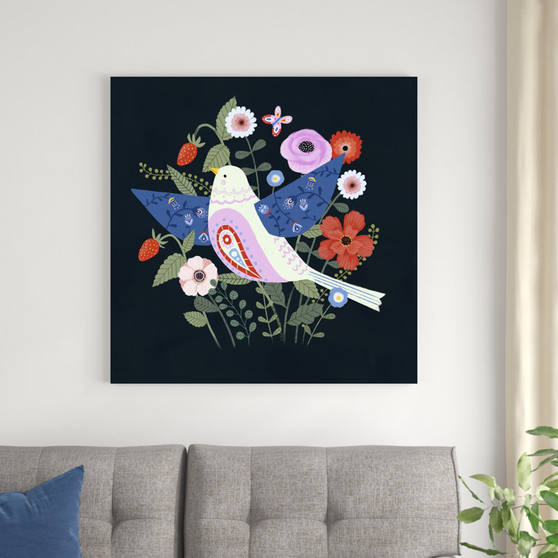 Folk Garden II, H 36 po x l 36 po x P 1,25 po